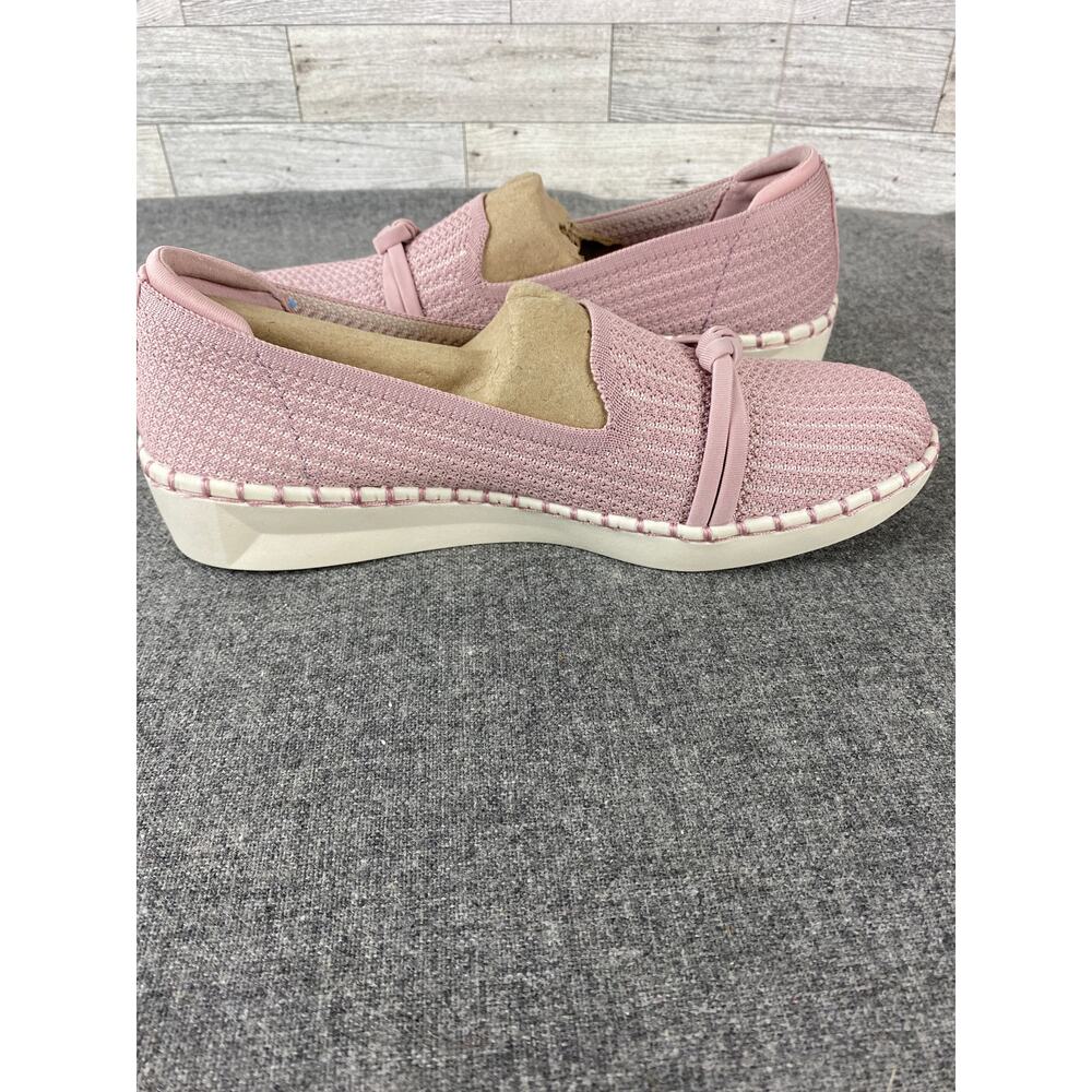 SKECHERS Sepulveda KNOT Overlay Slip On Mauve Shoes Women’s 8.5M Casual COMFORT - Picture 11 of 11